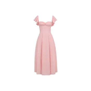 HOUSE OF CB EMMA Short Sleeved Dress Women's PINK/Pink