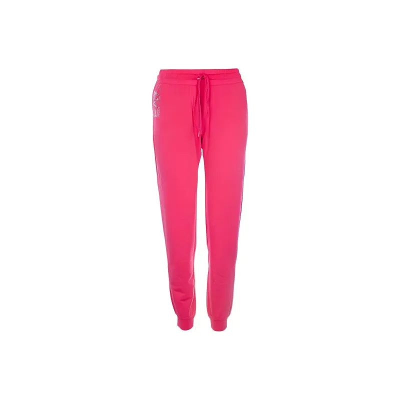EMPORIO ARMANI EA7 Knitted Sweatpants Women's Pink-0