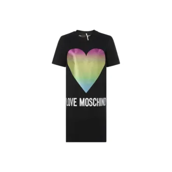 LOVE MOSCHINO Short Sleeved Dresses Women's Black