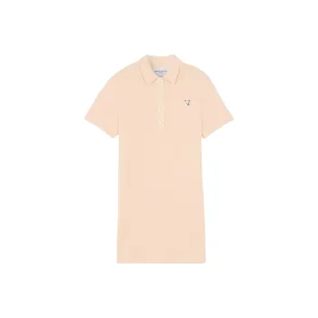 Maison Kitsune Logo embroidered Polo Dress
