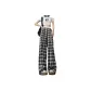 Black Plaid-Regular Pants Length