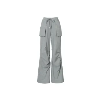 CALVIN LUO Spring And Summer Collection Cargo Pants Women's Gray