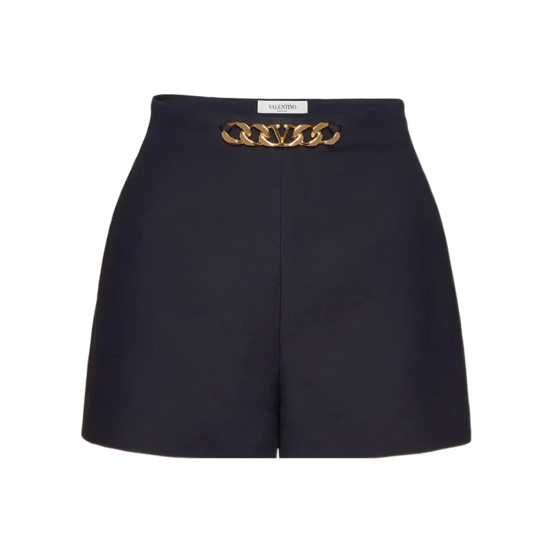 Valentino Casual Shorts Women's Black-0