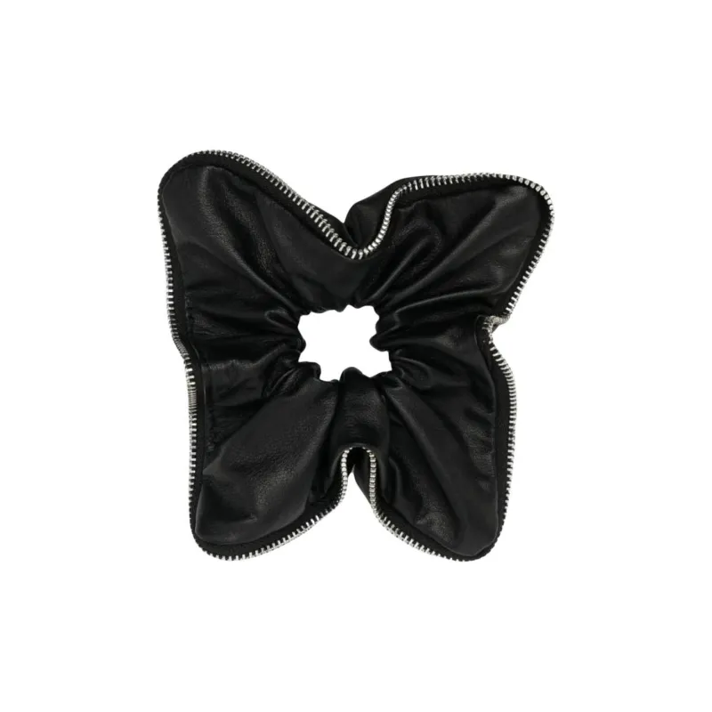 Yohji Yamamoto Zip Leather Hairband-0