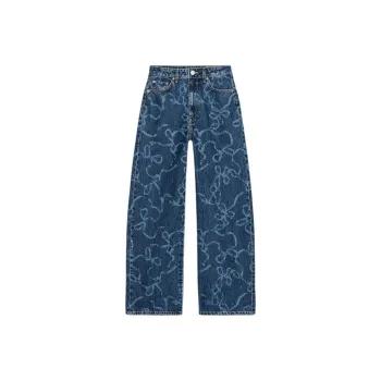 ZARA Valentine's Day Collection SS25 Jeans Women's Blue
