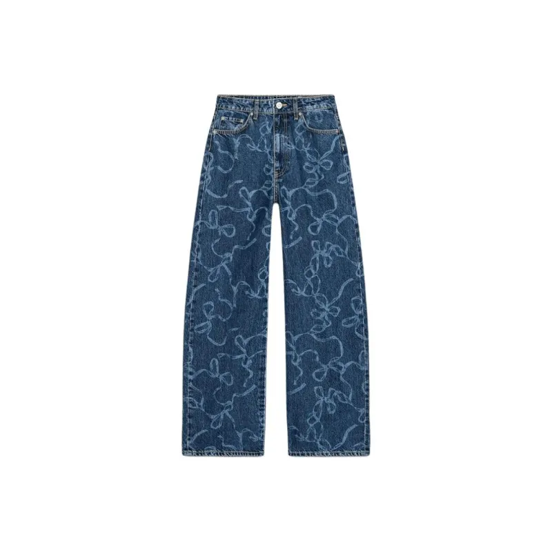 ZARA Valentine's Day Collection SS25 Jeans Women's Blue-0