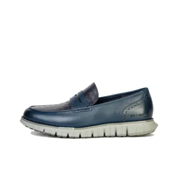 COLE HAAN Zerogrand Collection Loafers Men's Navy Blue