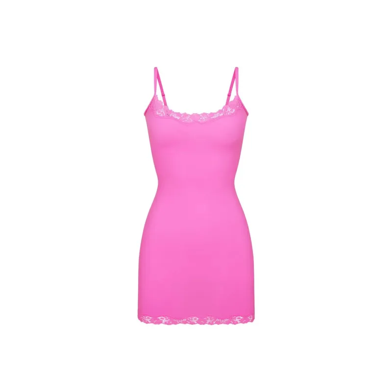 Skims Slip Dresses Women's Neon Orchid-0
