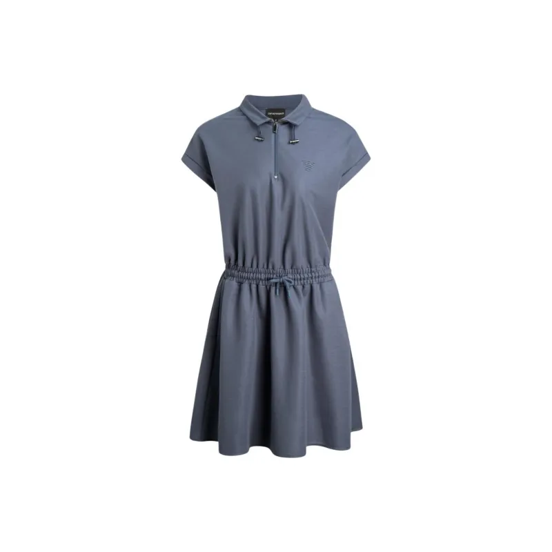 EMPORIO ARMANI Short Sleeved Dresses Women's Navy Blue-0