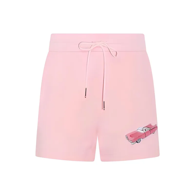 THOM BROWNE Car Patch Drawstring Shorts-0