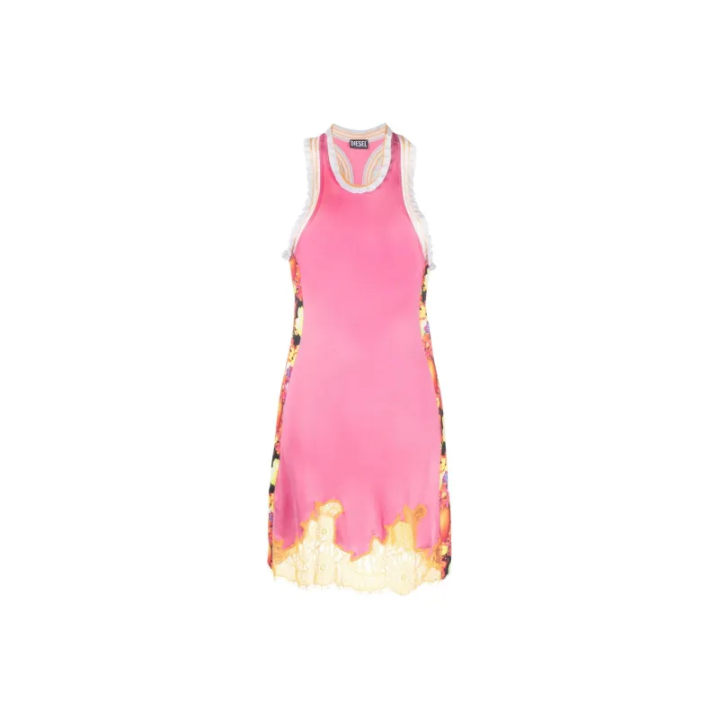 DIESEL Sleeveless Dresses Women's Pink-0