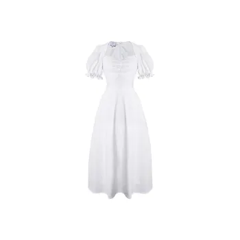 JINYE ORIENTAL Short Sleeved Dresses Women's White
