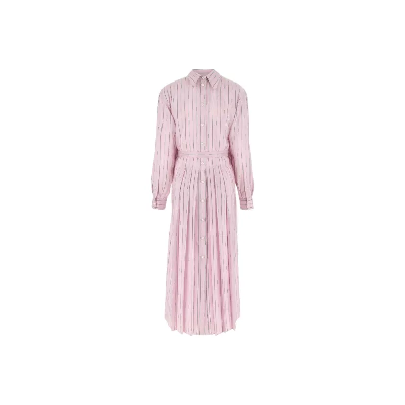 PRADA FW22 Long Sleeved Dress Women's Pink-0