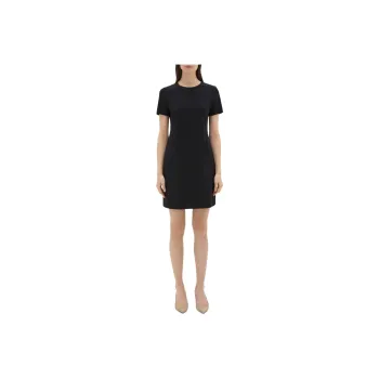 THEORY Short Sleeved Dresses Women's Black