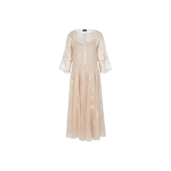 GIORGIO ARMANI Long-Sleeved Dresses Women's Yellow