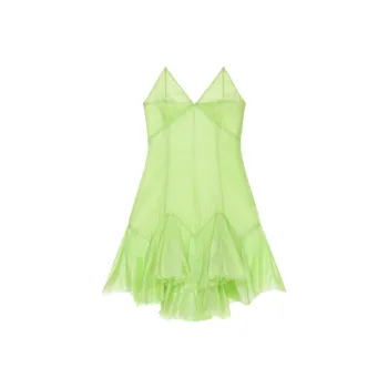 Givenchy SS23 Sleeveless Dress Women's Bright Green