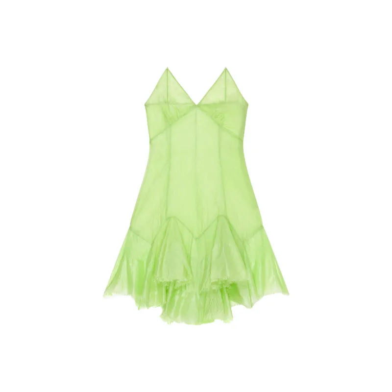 Givenchy SS23 Sleeveless Dress Women's Bright Green-0
