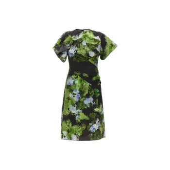 Victoria Beckham Floral Printed Dress