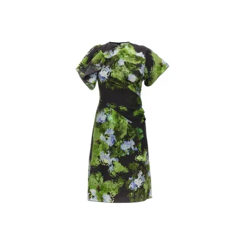 Victoria Beckham Floral Printed Dress