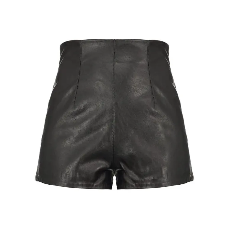 PINKO FW23 Shorts Women's Black-0