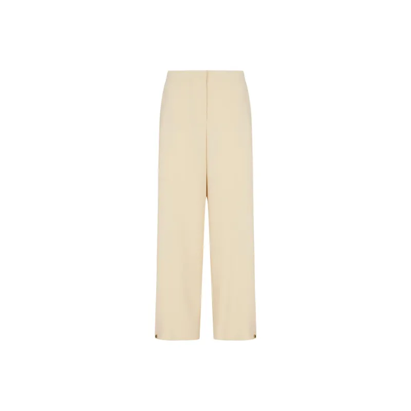 GIORGIO ARMANI Technical cady Straight Trousers-0