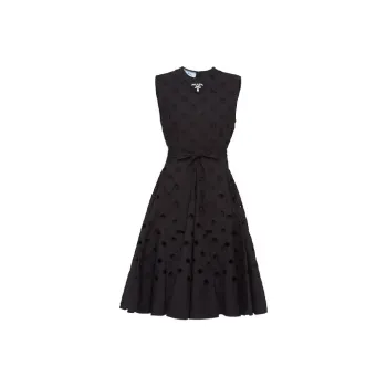 PRADA SS21 Sleeveless Dress Women's Black