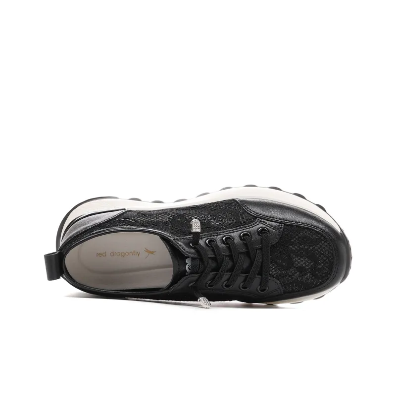 RED DRAGONFLY Mesh Shoes Abrasion Resistant Low Top Casual Shoes Women's-4