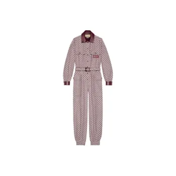 GUCCI Jumpsuits Women's Burgundy