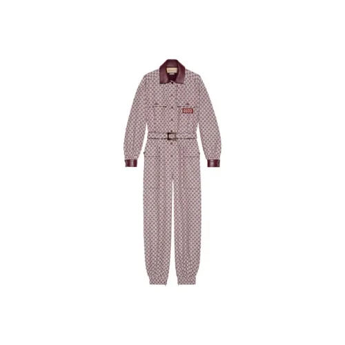 GUCCI Jumpsuits Women's Burgundy