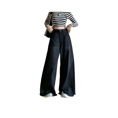 XIAOJUCHUANLI Jeans Women's Black
