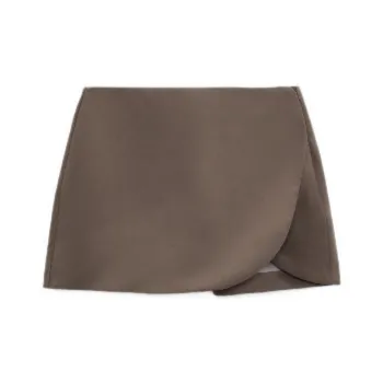 ZARA Casual Shorts Women's Dark Taupe