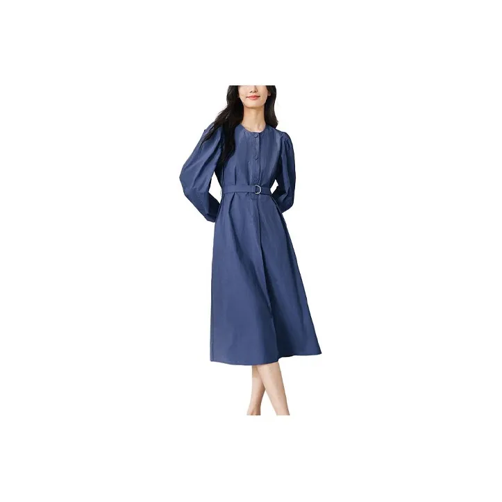 VIMLY Long Sleeved Dresses Women's-0