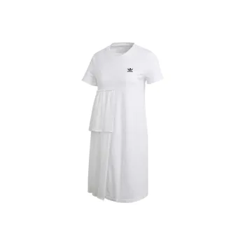 Adidas Originals Short Sleeved Dresses Women's White