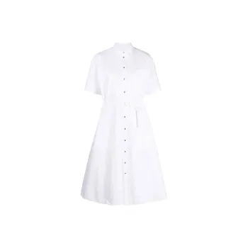 Moncler Short-Sleeved Dresses Women's White