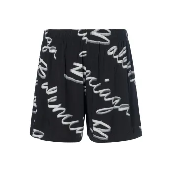 Balenciaga Casual Shorts Women's Black