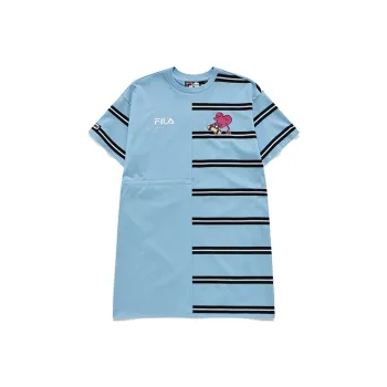 FILA FUSION FILA FUSION X Jeremyville Collaboration Short Sleeved Dresses Women's Noble Purple