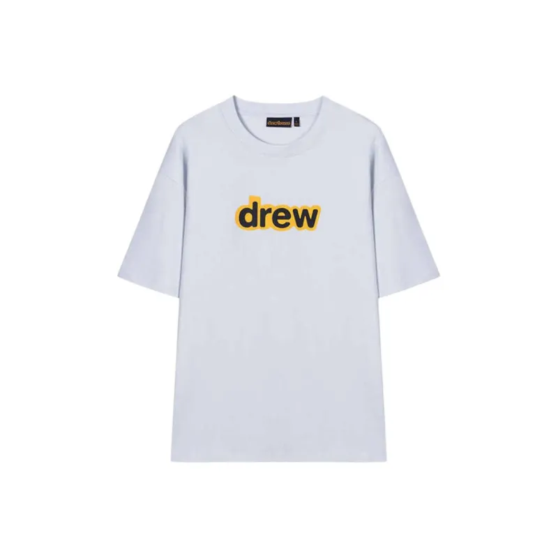 Drew House SS25 T Shirt Unisex Pink Blue-0