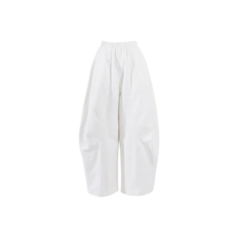 Wen Shan Casual Pants Women's White-6
