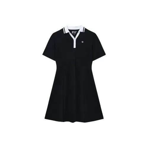 FILA Short Sleeved Dresses Women's Black