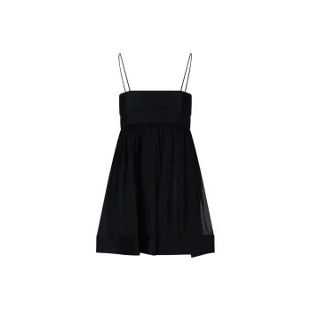 SAINT LAURENT SS22 Sleeveless Dress Women's Black