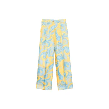 ETRO Paisley Printed Pleated Trousers