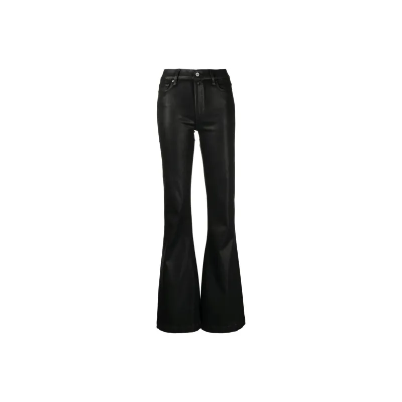 PAIGE Genevieve Coated Flared Jeans-0