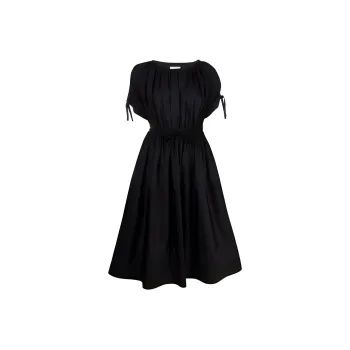 Moncler Short Sleeved Dresses Women's Black