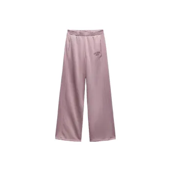 ZARA Knitted Sweatpants Women's Purple