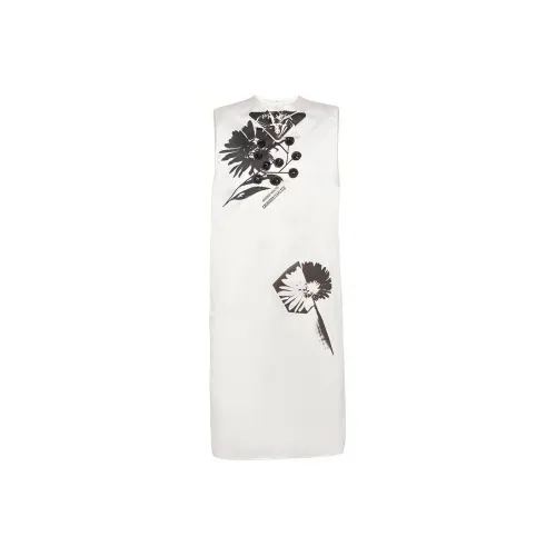 PRADA Sleeveless Dresses Women's White