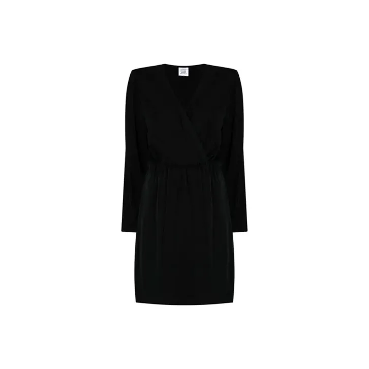 Vetements Long-Sleeved Dresses Women's Black-0