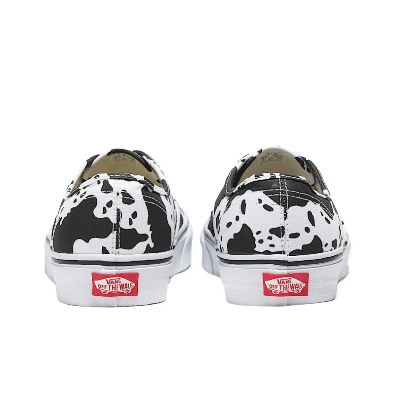 Vans Authentic Low Top Skateboard Shoes Unisex Black White-3