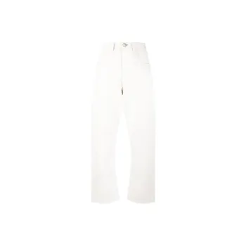 JIL SANDER s High Waisted Straight Leg Jeans