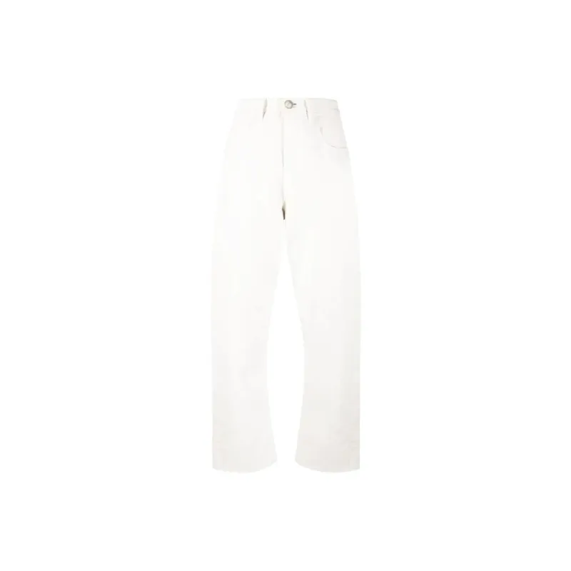 JIL SANDER s High Waisted Straight Leg Jeans-0