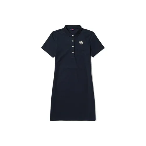 Kappa Short-Sleeved Dresses Women's Midnight Blue
